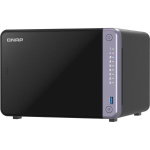 QNAP NAS TS-632X-4G, 2x 2.5GbE & 2x 10G SFP+ LAN, 6 Bay, 4GB DDR4 RAM, Alpine AL524