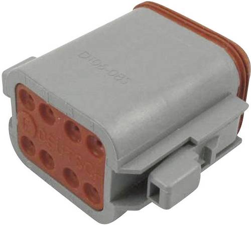 TE Connectivity DT 06-08 SA-CE06 Federleiste Buchse, gerade Gesamtpolzahl: 8 Serie (Rundsteckverbinder): DT 1St.