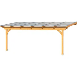 Skan Holz Terrassenüberdachung Ravenna 648x300cm naturaus Douglasie