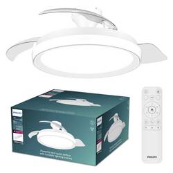 Philips LED Bliss Deckenventilator 28 W mit Fernbedienung, Dimmbar 8721103096029