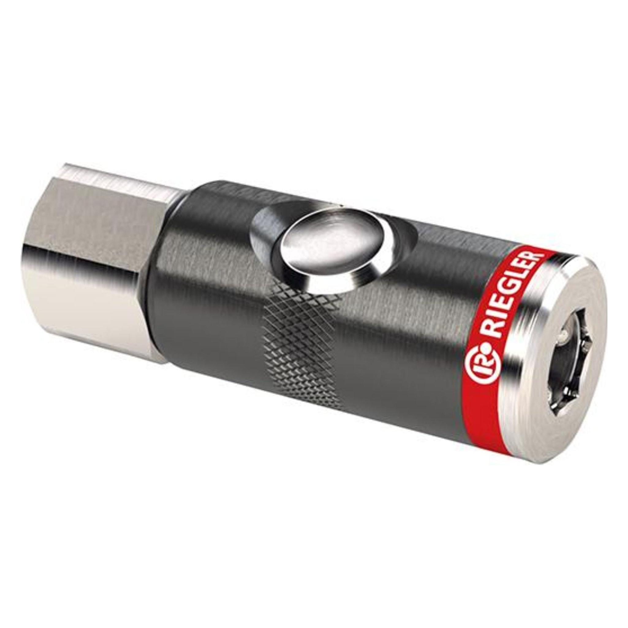 Riegler Sicherheitskupplung DN 7,4, Innengewinde Gewinde G 3/8 " 15,39 mm (199980)