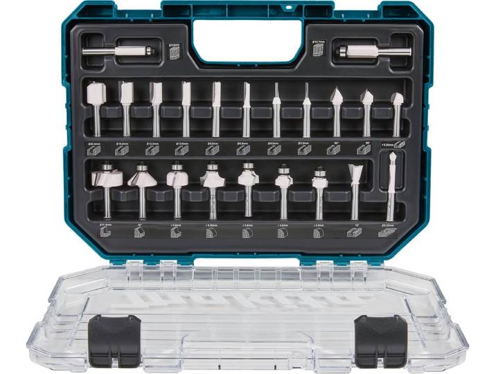 Makita Toebehoren - 22-delige freesgereedschapset D-74778