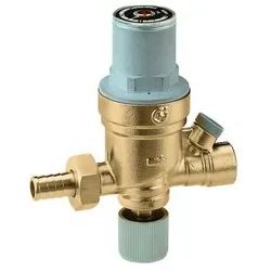 Caleffi Füllarmatur 553840 Messing, 1/2", automatisch, mit Manometer, mit Kartusche