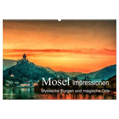 Mosel Impressionen Mystische Burgen und magische Orte (Wandkalender 2026 DIN A2 quer), CALVENDO Monatskalender