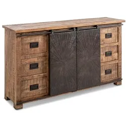 Sideboard Sanur Holz Orange Mango