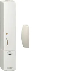 Hager Funk Fensterkontakt mit Batterie, weiß