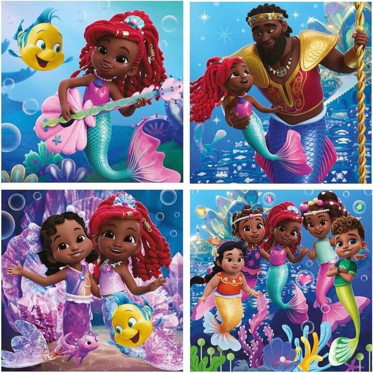Puzzle progressif 12 + 16 + 20 + 25 pcs Disney Jr Ariel - Educa