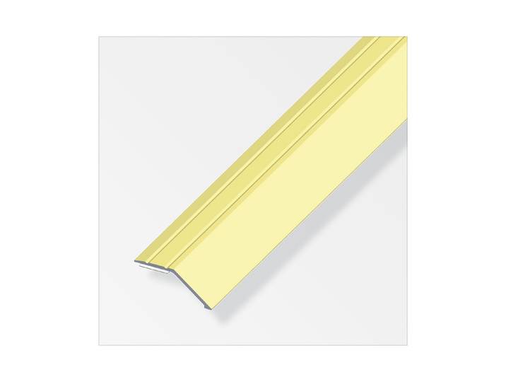 Alfer Parkett-Niveauausgleichsprofil Messing 100 × 3 cm