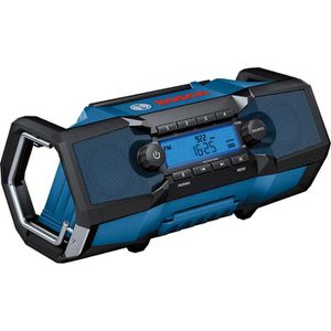 Bosch Baustellenradio GPB 18V-2 C, Akku 18V, FM, AUX, mit USB Ladefunktion, Bluetooth