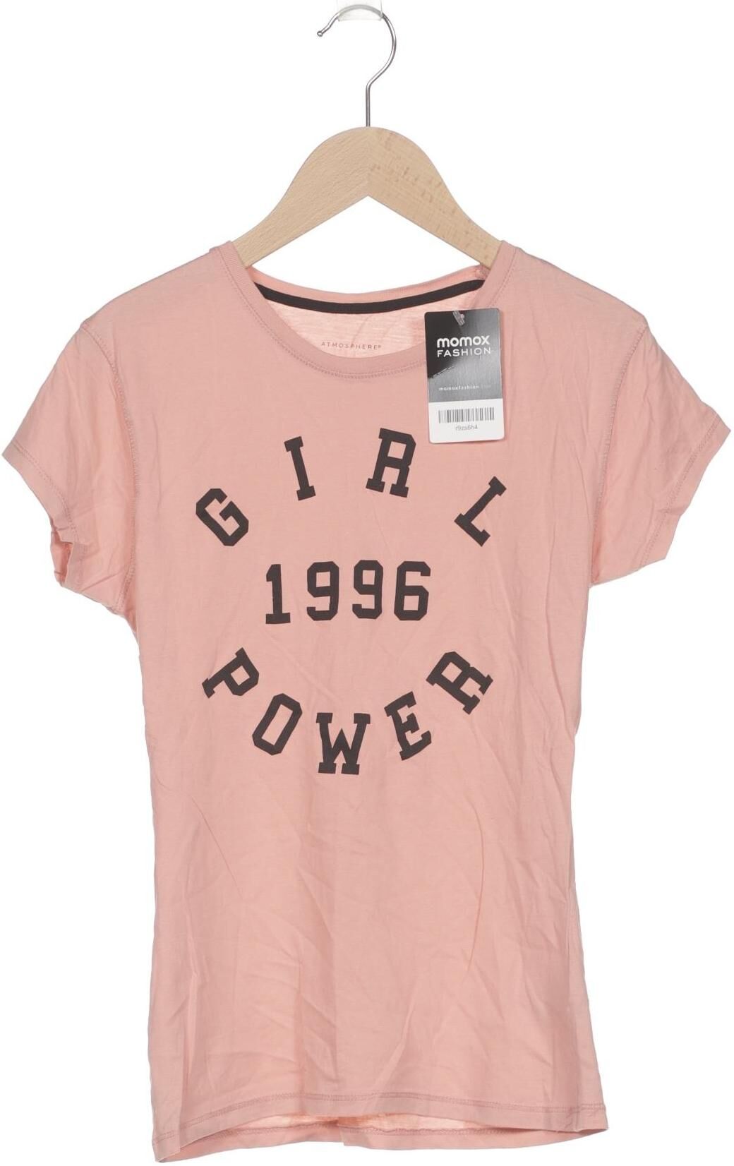 Atmosphere Damen T-Shirt, Pink, Gr. EU 34, Baumwolle - Second Hand