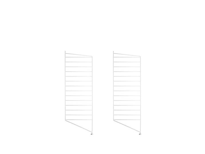 String String Bodenleiter Weiß, 85x30 cm, 2er-Pack