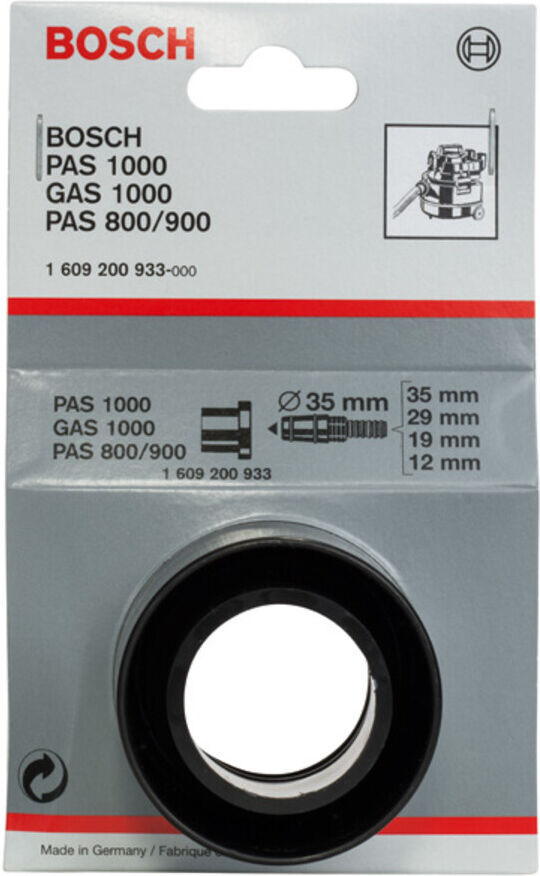Adapter für BOSCH-Sauger 35 mm für Anschluss 19 mm Schlauch (1609200933)