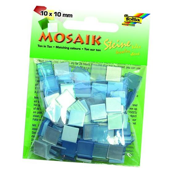 Folia Mosaiksteine TON IN TON MIX, 45g, 10x10mm (38650421)
