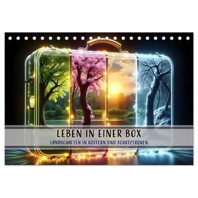 Leben in einer Box (Tischkalender 2027 DIN A5 quer), CALVENDO Monatskalender