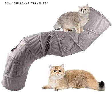 Uplift Picks Foldable Cat Tunnel Toy Indoor Cat Play Tunnel For Exercise And Fun Foldable Cat Tunnel Toy Indoor Cat Play Tunnel For Exercise And Fun