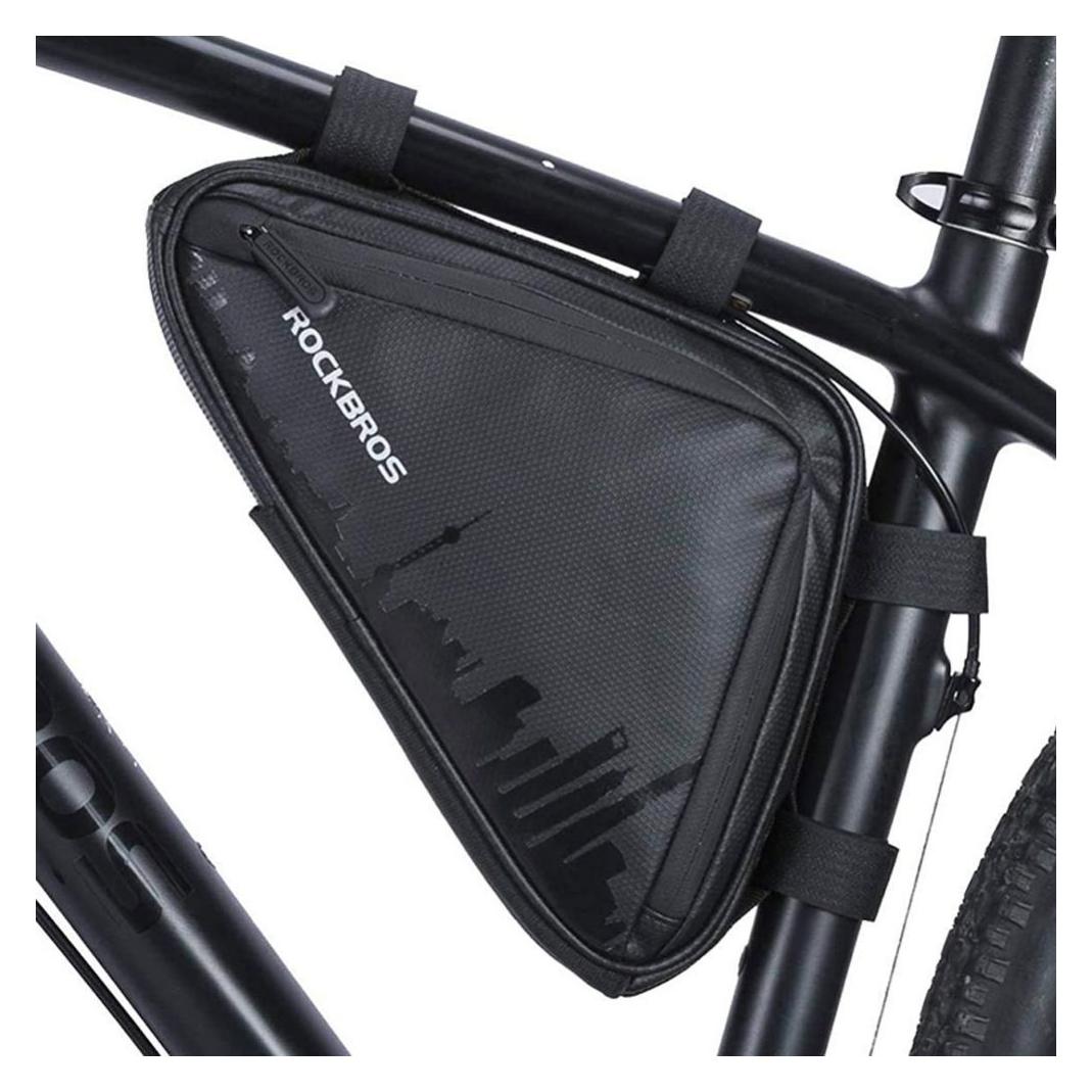 Rockbros B39-2 wasserdichte Rahmen-Fahrradtasche - Schwarz (1.50 l, Rahmentasche) (1701423730)