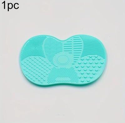 Uplifted Finds Silicone Apple Shaped Makeup Brush Cleaner Pad green