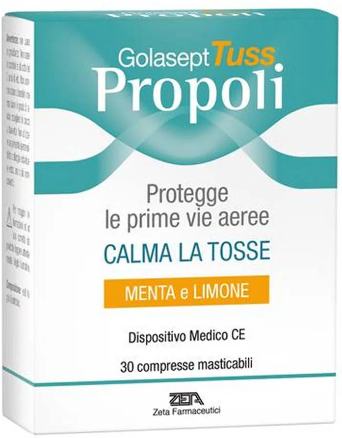 ZETA FARMACEUTICI SpA Zeta Farmaceutici, Golasept Tuss Propoli, 24 Compresse