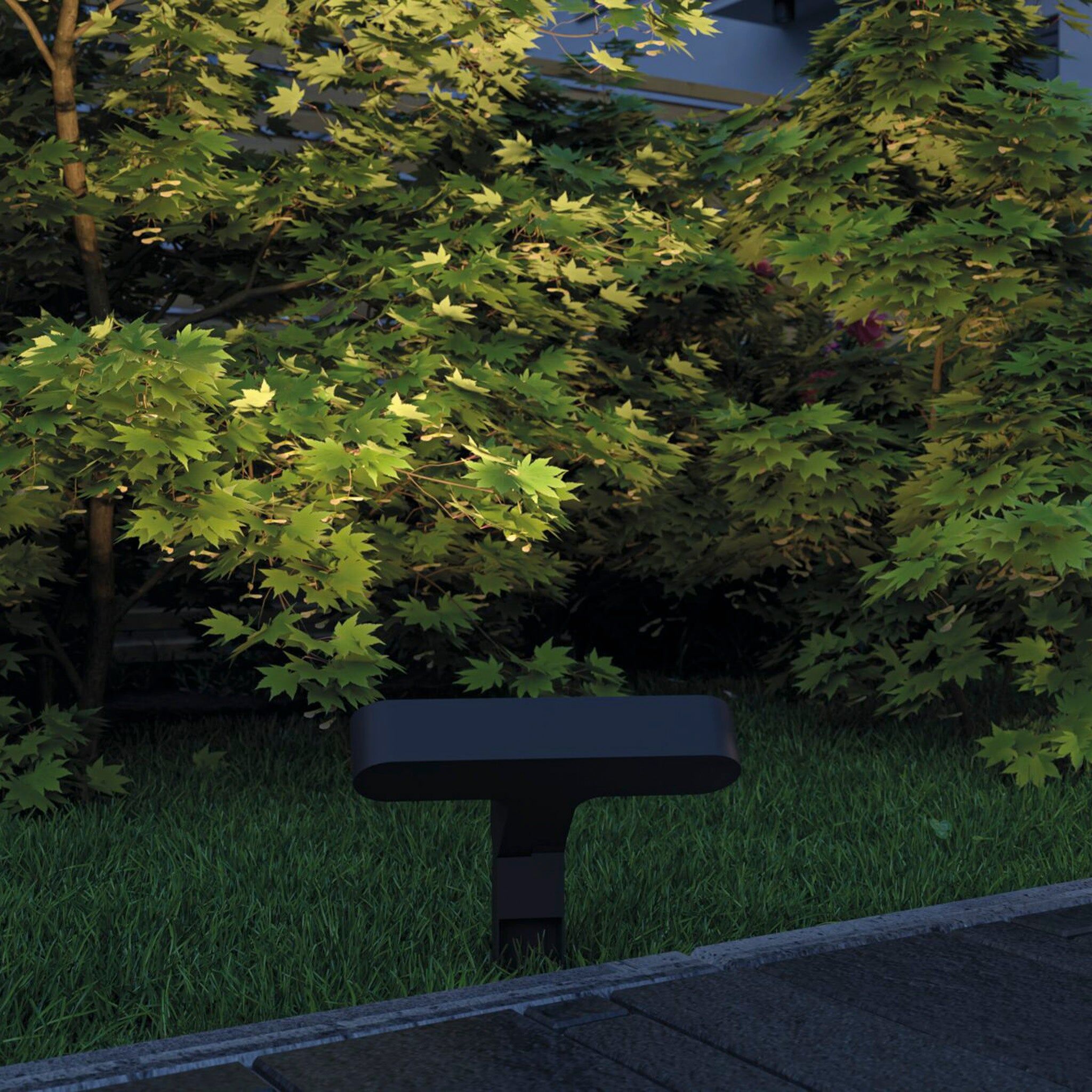Paulmann - Plug & Shine Outdoor Ito 6W LED Horizontal Garden Spotlight in Anthracite