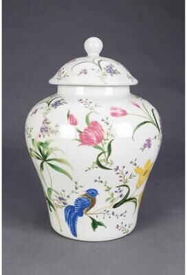 Orchard Creek Designs "Saguenay 14"" Porcelain Ginger Jar"