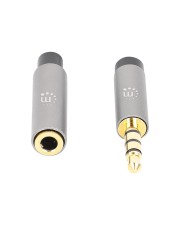 Manhattan Audio-Verlängerungskabel Aux 3.5 mm Klinke 3m Audio/Multimedia Verlängerungskabel m (356046)
