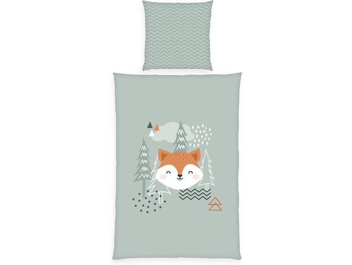 Flanellen Beddengoed Set Nordic Forest 135x200cm Katoen
