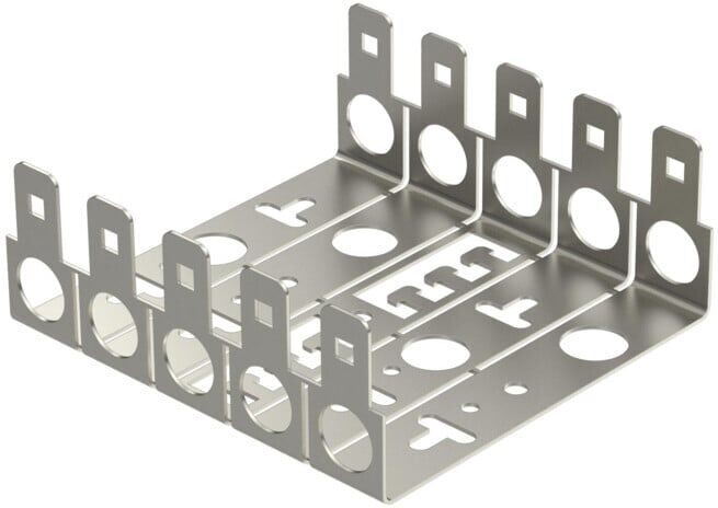 OBO Bettermann Bac de montage LSA pour 4 modules LSA-M (5084036)