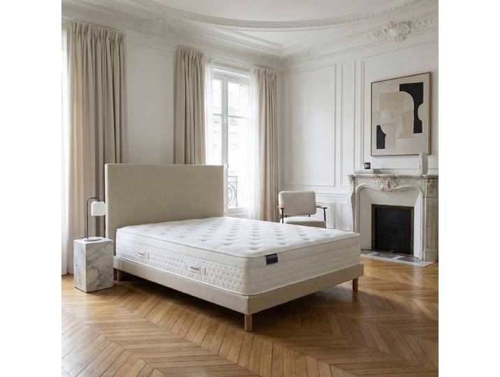 Matelas hybride hybride sommier lattes tête de lit 140x200