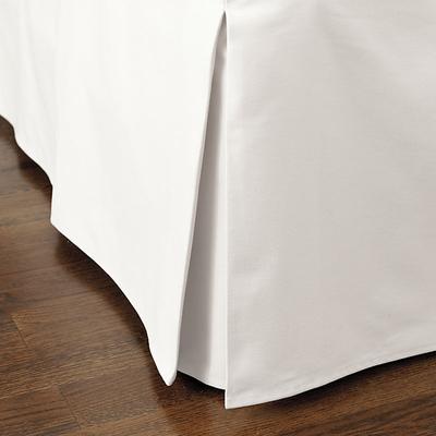 Tailored Bedskirt - Super White Twill, Twin - Ballard Designs