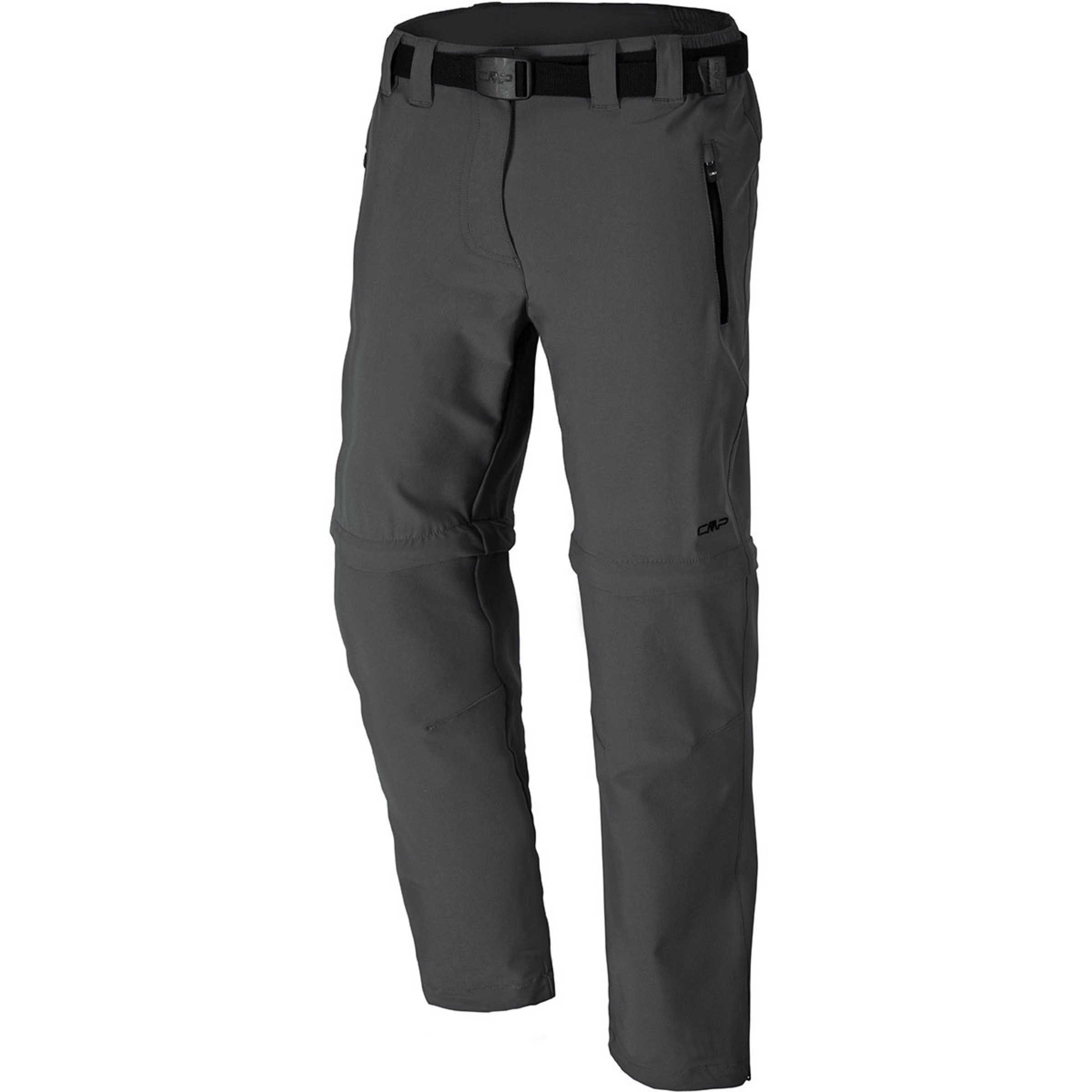 CMP Stretch Zip Off Hose Damen Zip-Hosen grau Größe L Camping Elastisch