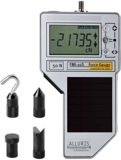 Alluris Capteur de force numérique FMI-S10 (solaire), Plage de mesure: 500 N (478980 500)