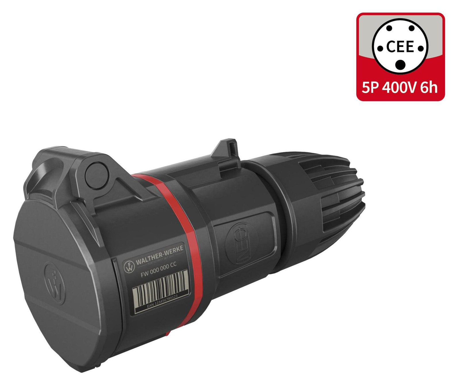 Walther-Werke FW311506CC CEE NEO Classic koppeling, 5-polig, 6 uur