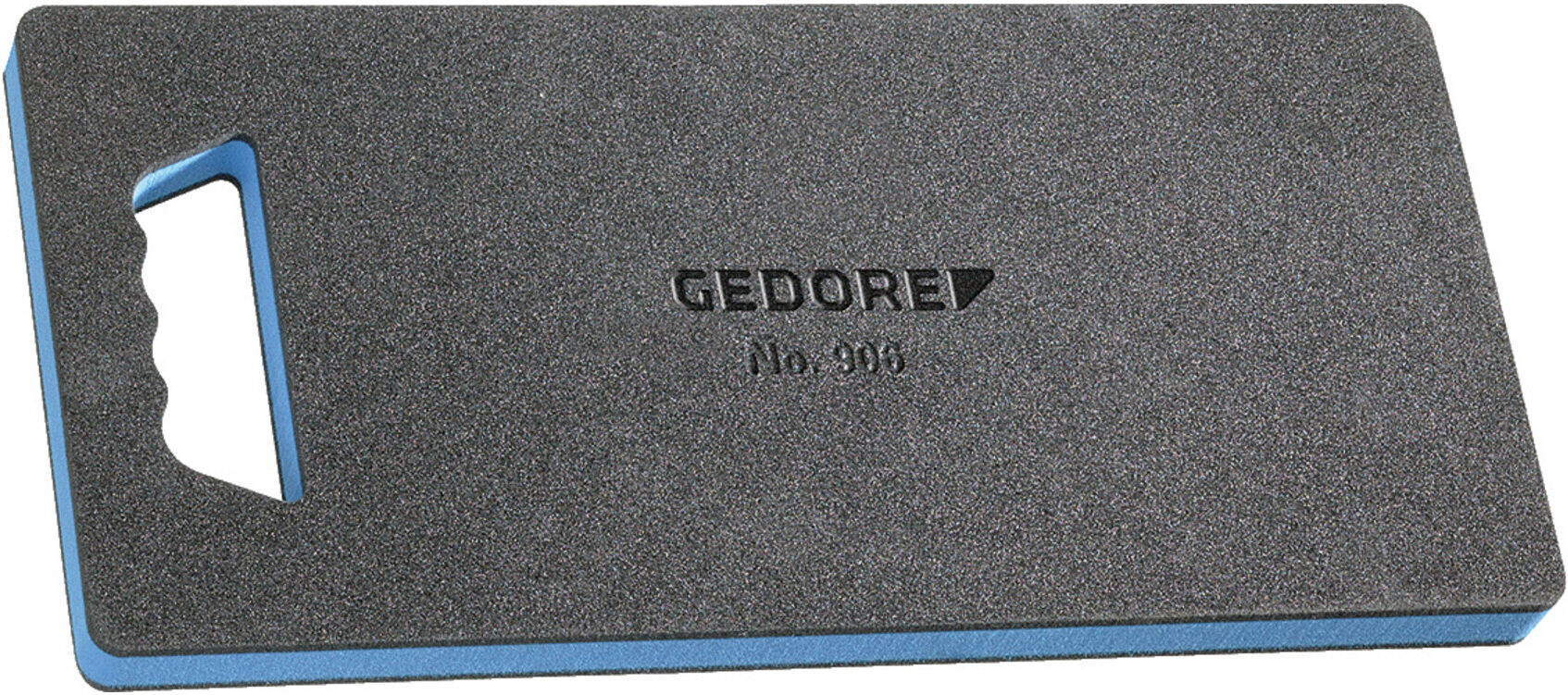 Gedore Kniebrett, Blau/Schwarz, Fester Schaumstoff, Griffmulde, Schutz für die Knie, 1942948)