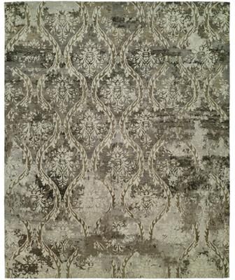 KALATY Transitional Hand-Knotted Wool Area Rug