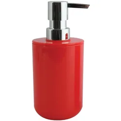 MSV Seifenspender "Inagua" Flüssigseifen-Spender, Fassungsvermögen 7 x 7 x 16 cm - Rot