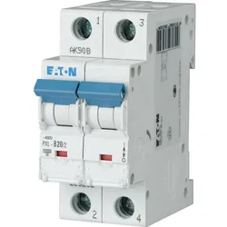 Eaton 236290 Leitungsschutzschalter, 20 A, 2p, Charakteristik: C PXL-C20/2