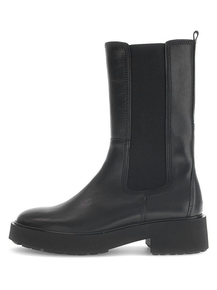 Gabor Leder-Stiefeletten in Schwarz - 38,5