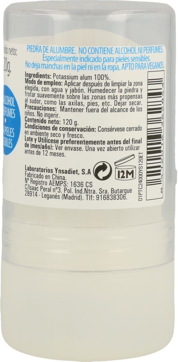 Bifemme Desodorante de Piedra Alumbre 120 g
