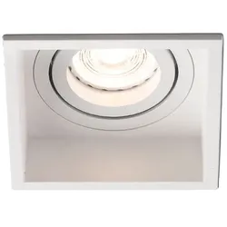 Faro Deckeneinbauleuchte HYDE SQ GU10, IP20 quadratisch, schwenkbar, weiß matt FAR-40120