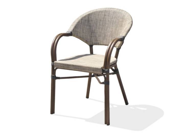 Fauteuil de Jardin Empilable  Ushuaia  85cm Marron