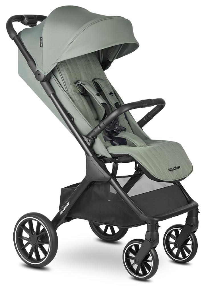 Kinderwagen - Automatisch zusammenklappbar - XL-Räder - Agaven-Grün - Für Kinder von 0 bis 22 kg
