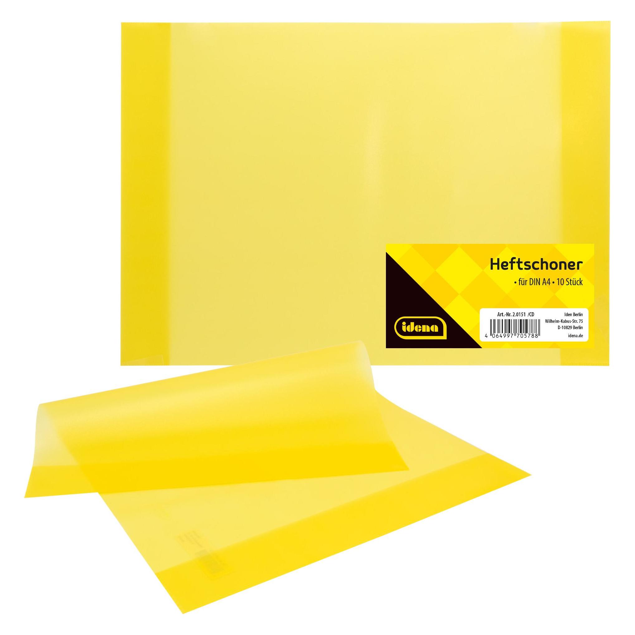 Idena Heftschoner A4 transparent gelb (A4) (46643030)