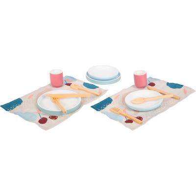 Spielgeschirr SMALL FOOT "Geschirr-Set „tasty“", bunt, Spielgeschirr, Kinder, Holz