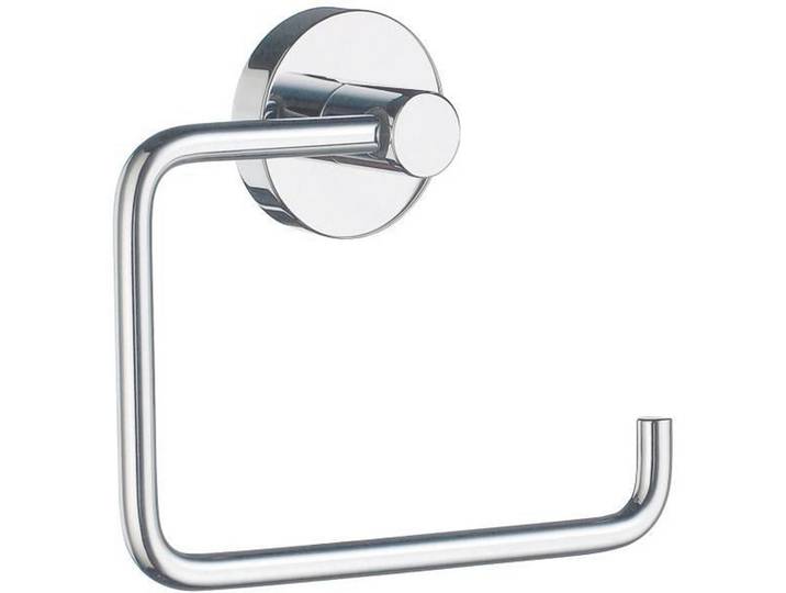 Toilettenpapierhalter, Chromfarben, Metall, 11.4x14 cm, Badezimmer, WC Ausstattung, Toilettenpapierhalter