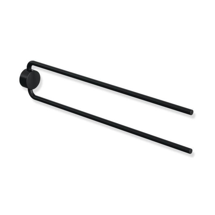 Hewi System 815 Handtuchhalter 815.09.11060DC 420x85mm, 2-teilig, schwarz tiefmatt