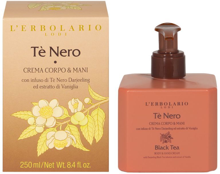 L'Erbolario Tè Nero Crema Corpo & Mani 250 ML