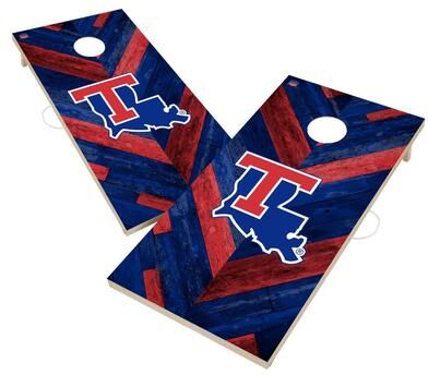 Skip's Garage Louisiana Tech University Bulldogs Cornhole Board Set