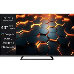 PEAQ PTV 43GU-5026C LED TV (Flat, 43 Zoll / 108,0 cm, UHD 4K, SMART TV)