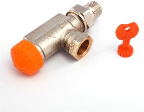 Heimeier Thermostat-Ventilunterteil 3910-02.000 Axial, DN 15, mit automatischer Durchflussregelung