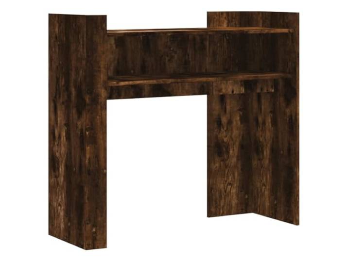 LMTYOENFG Konsolentisch Räuchereiche 100x35x90 cm Holzwerkstoff Flurtisch Eleganter Beistelltisch für Flur und Wohnzimmer mit stabiler Ablage für Dekoration und Bücher. Praktische Kippsicherung.